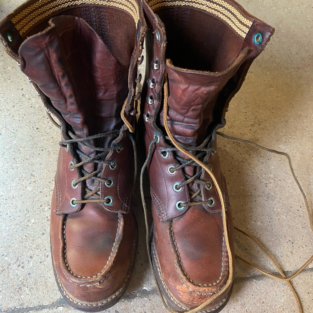 Genuine leather work boots